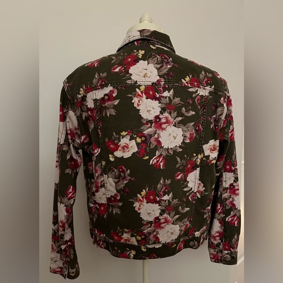 Forever 21 floral jacket medium - Picture 4 of 6